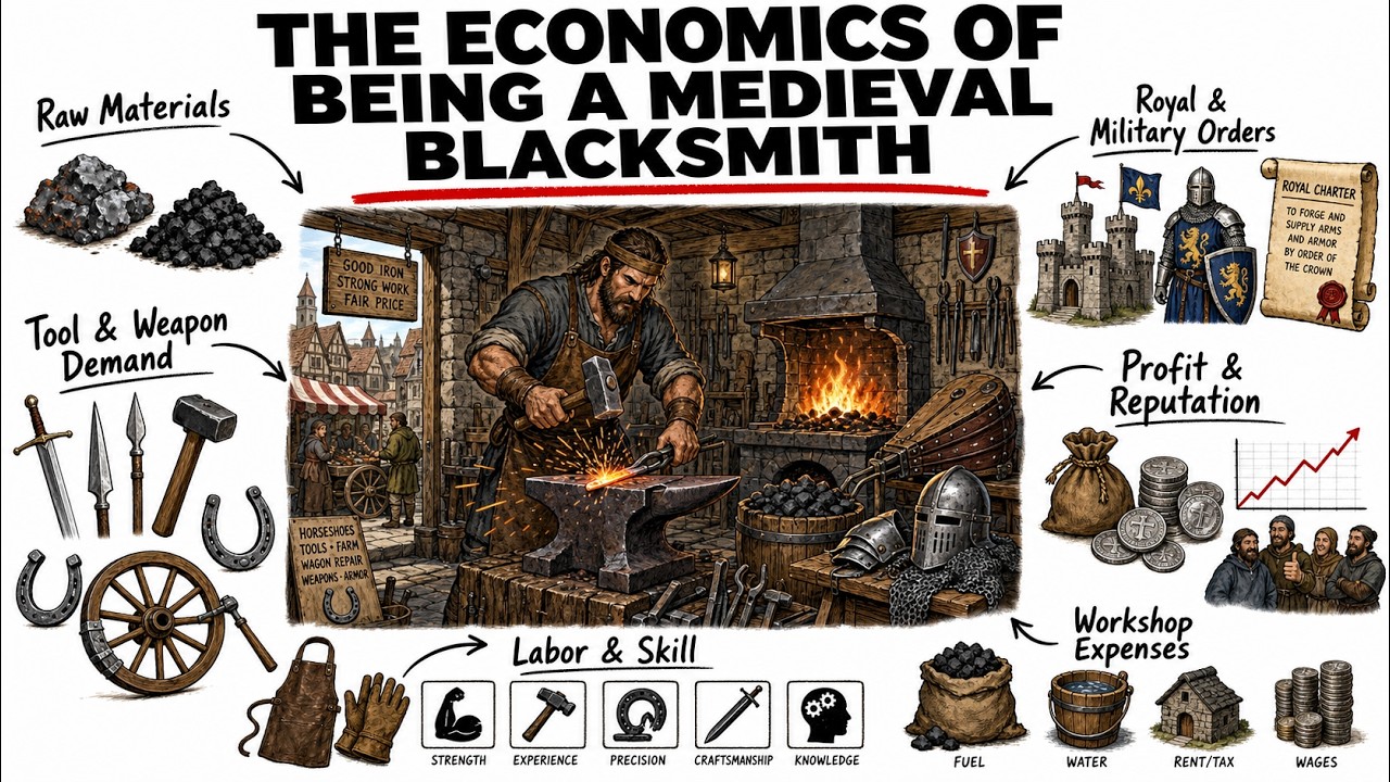 The Economics of Being a Medieval Blacksmith
