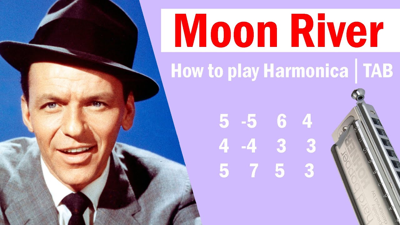 Moon River│ How to play Harmonica│TAB