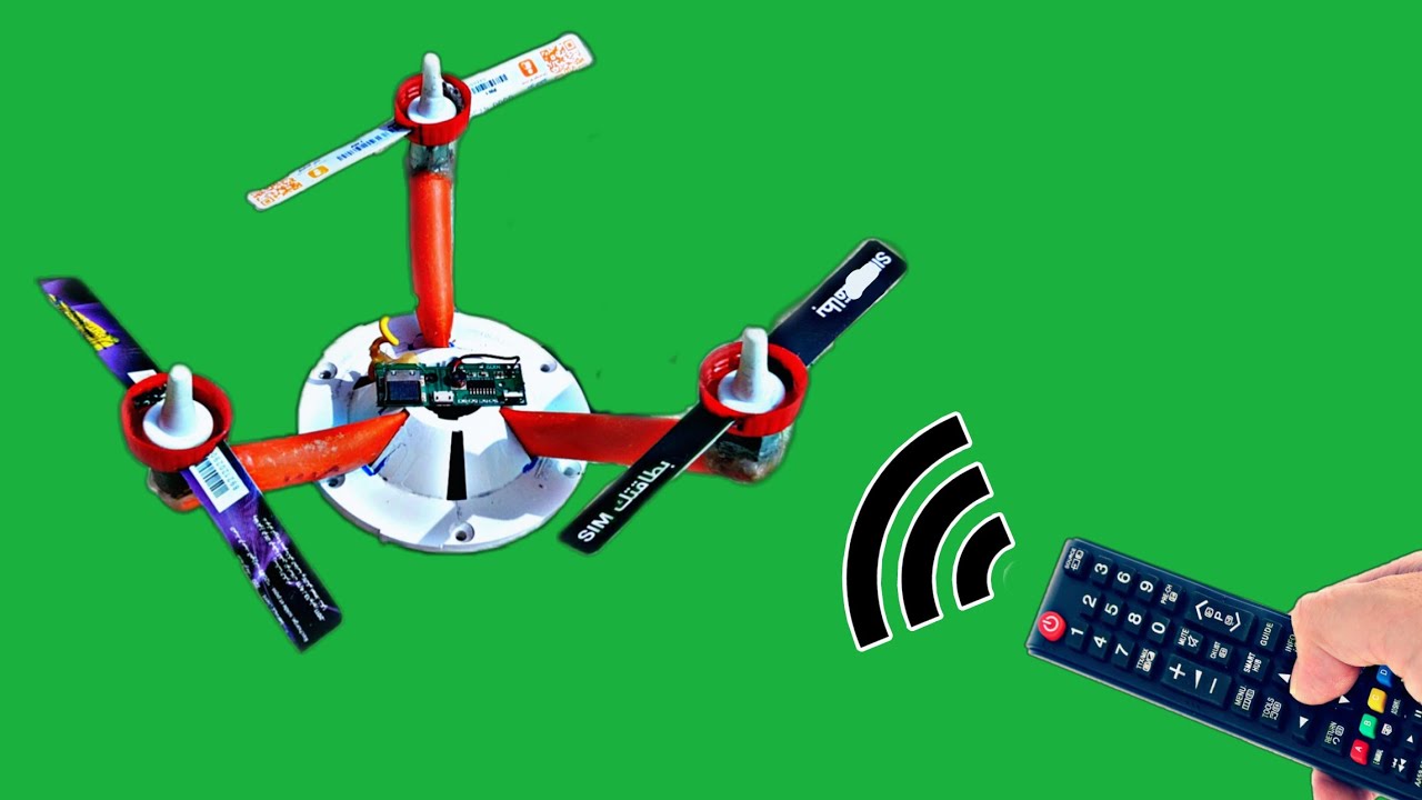 كيف تصنع طاءرة مدهشة مجانا make a drone