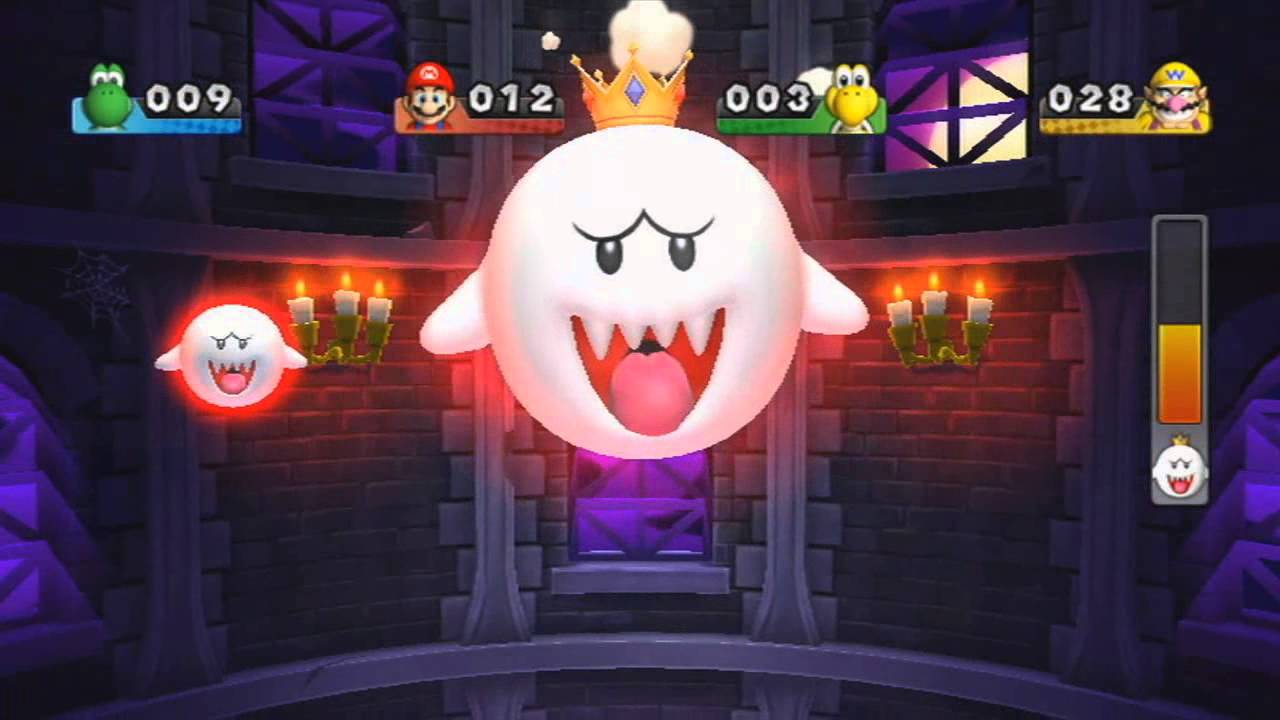 Mario Party 9 - Boss Battle - King Boo's Puzzle Attack
