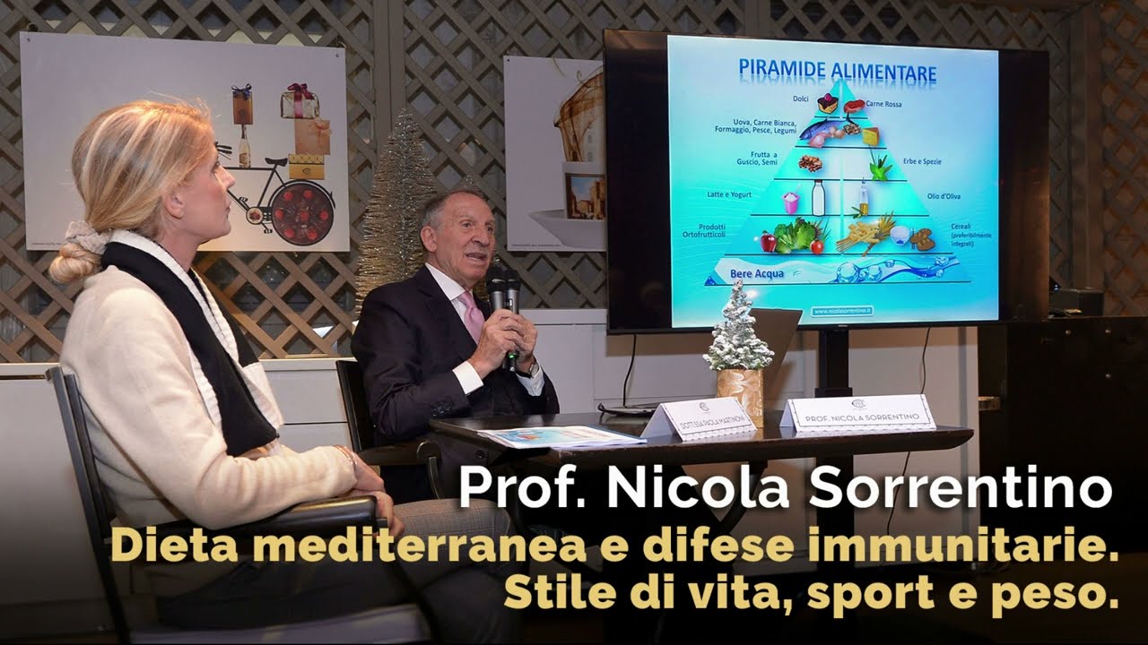 Dieta mediterranea, difese immunitarie, stile di vita, peso. Incontriamo il Prof. Nicola Sorrentino