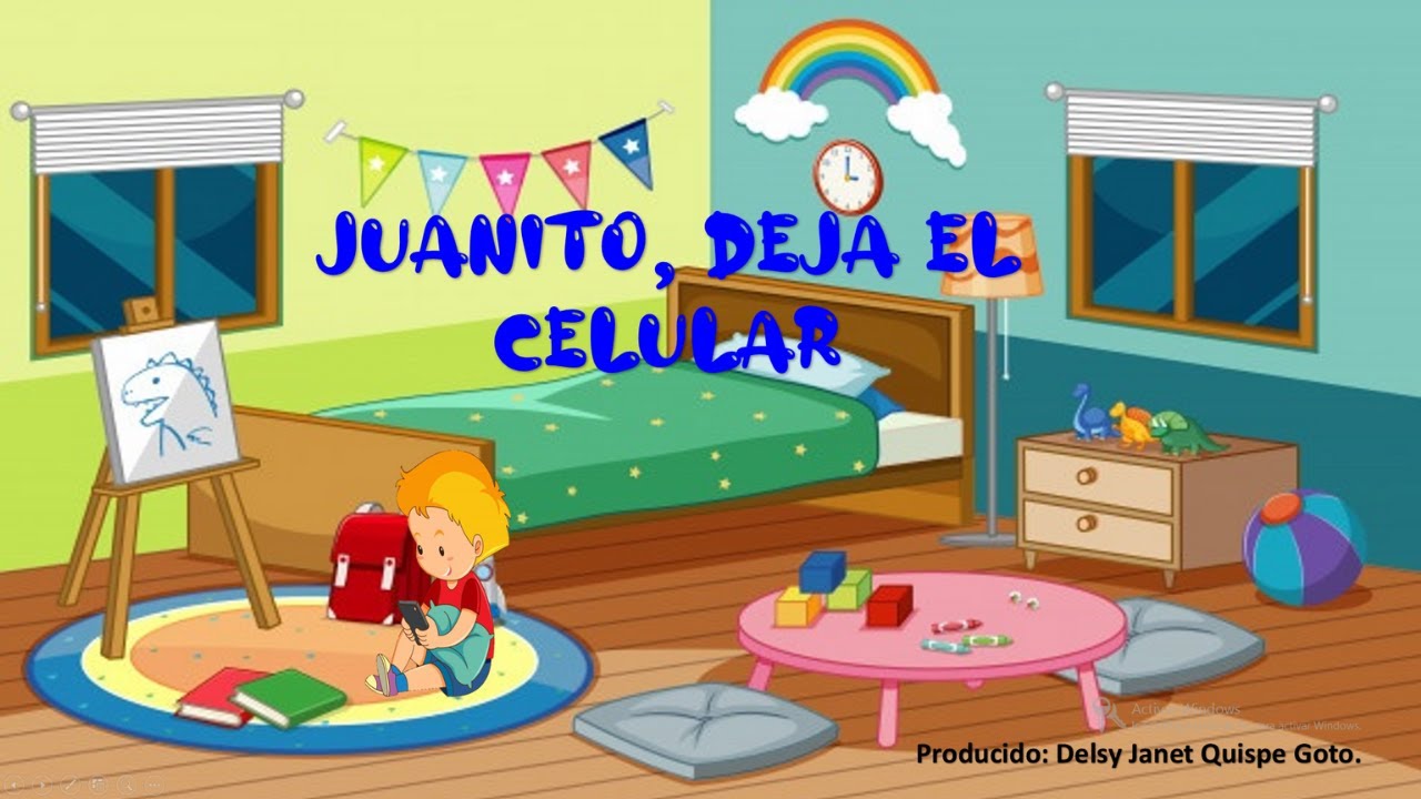 Juanito, deja el celular. Cuento Infantil.