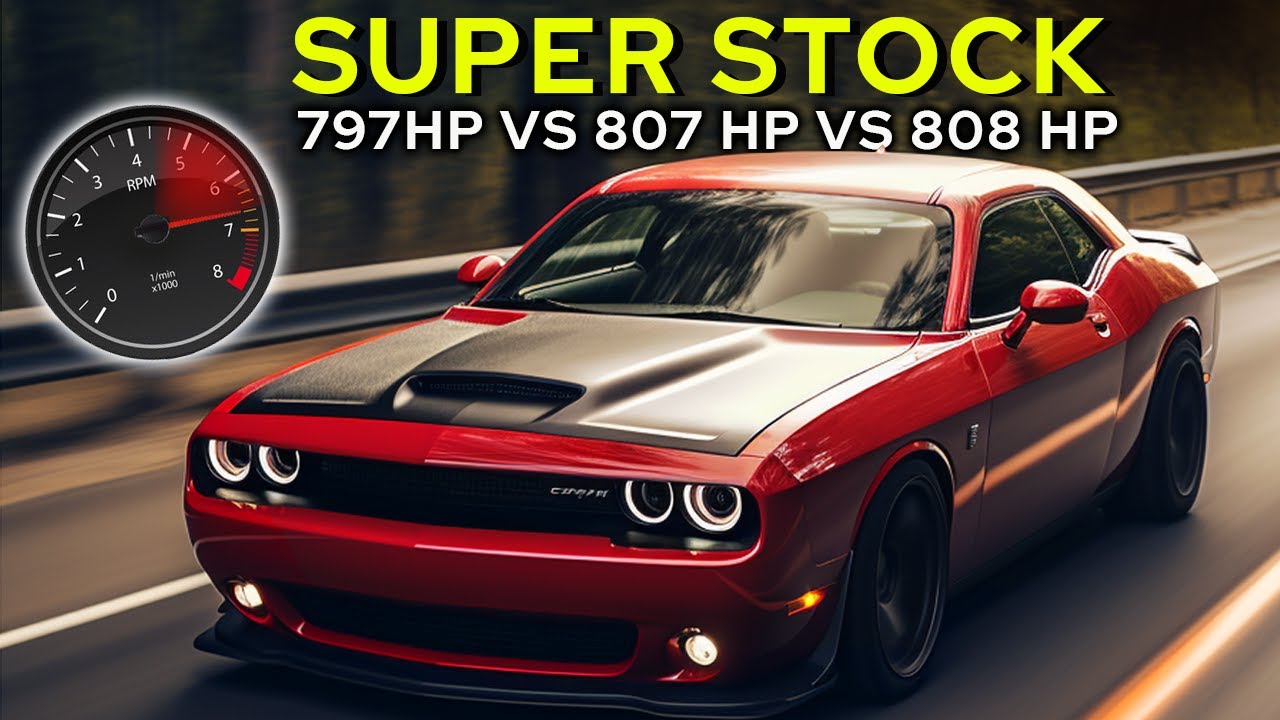 Challenger Super Stock: surpasses Redeye by 10hp