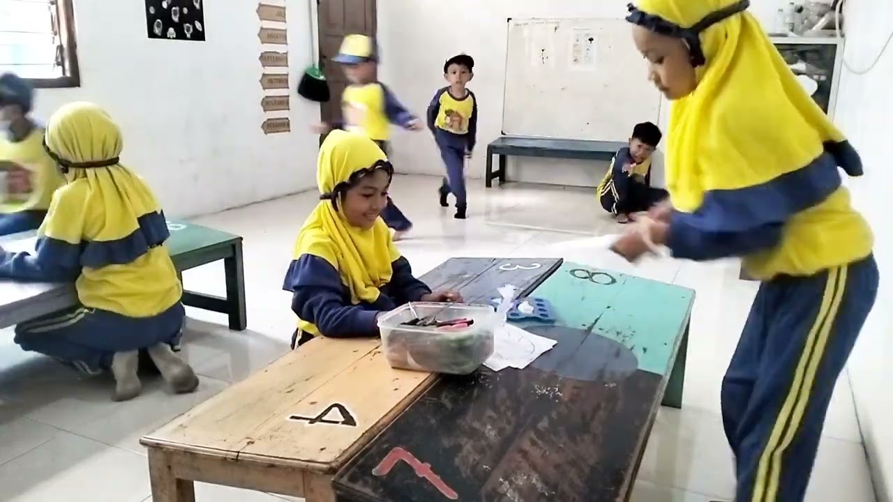 Kegiatan mengenal manfaat matahari TK Bidayatul Hidayah Kelompok B2 2025/2026