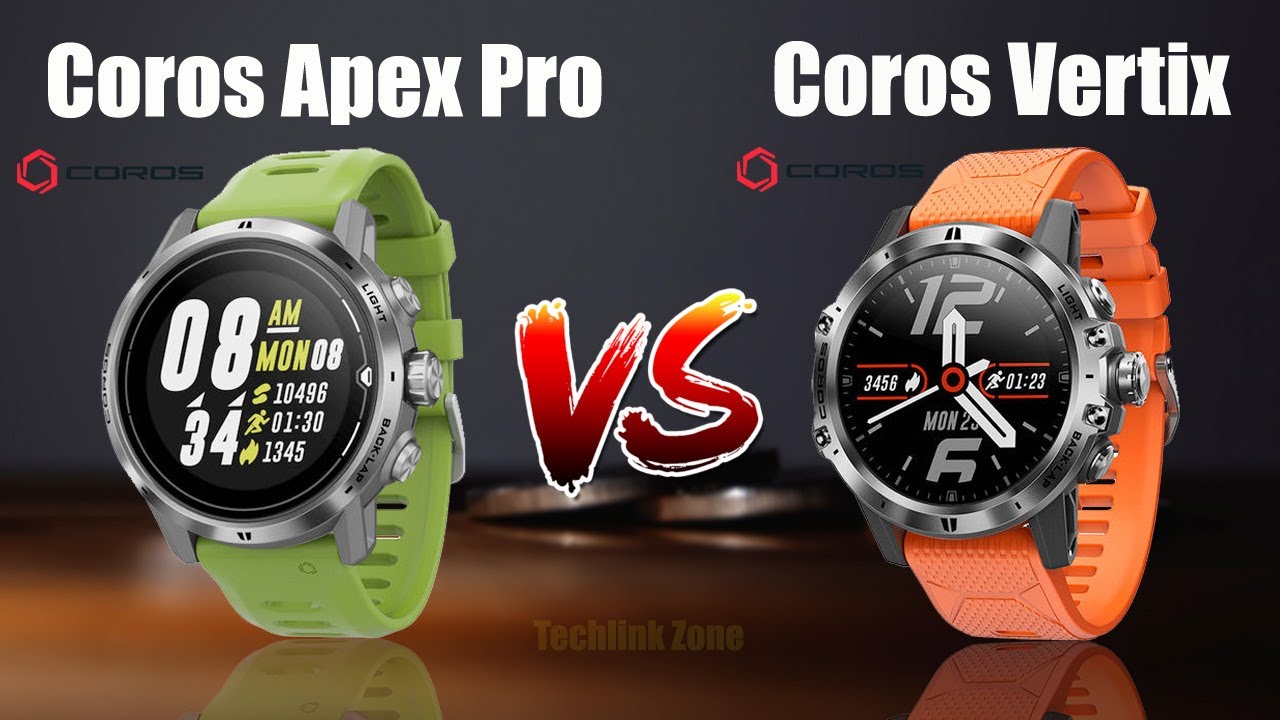 Coros Apex Pro vs Coros Vertix Comparison