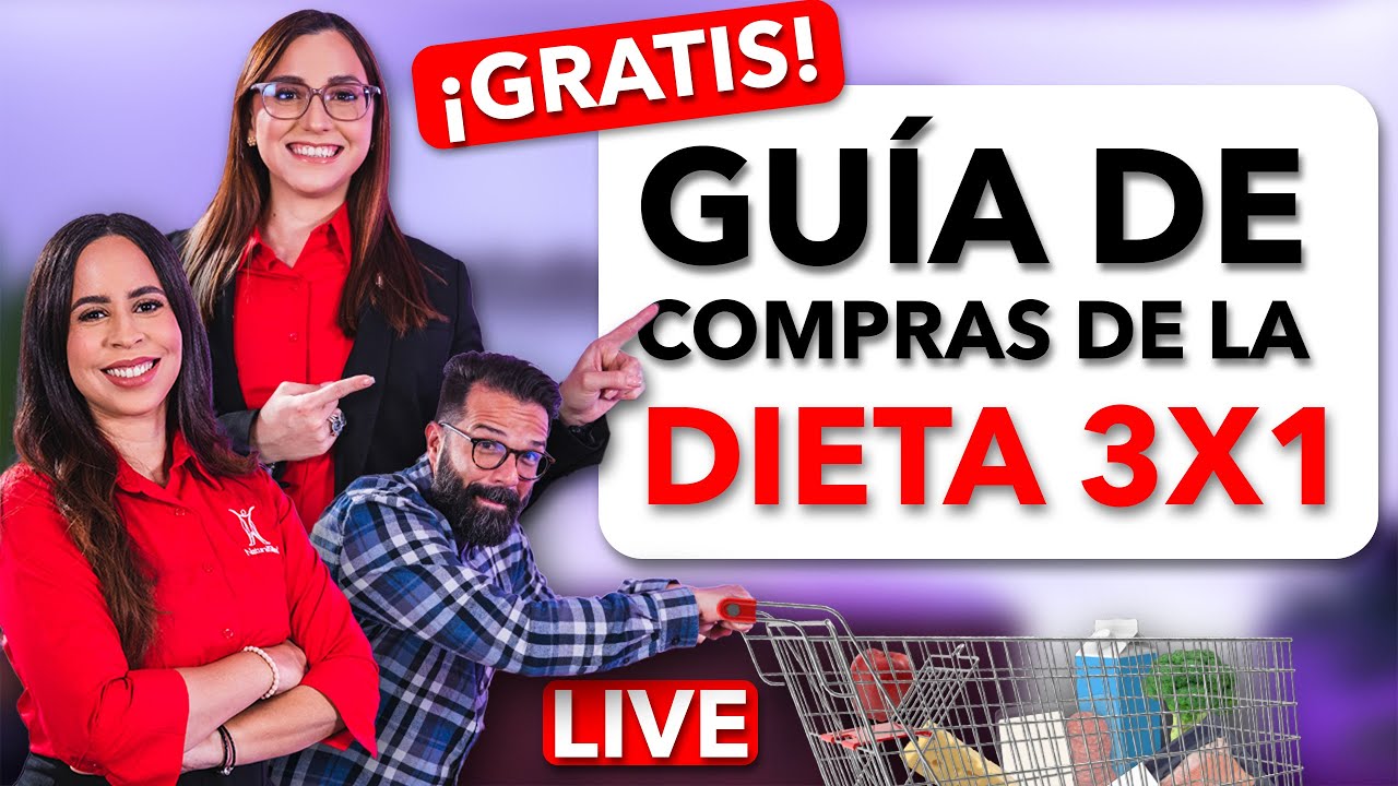 ¡GRATIS! Guía de Compras de la Dieta 3x1
