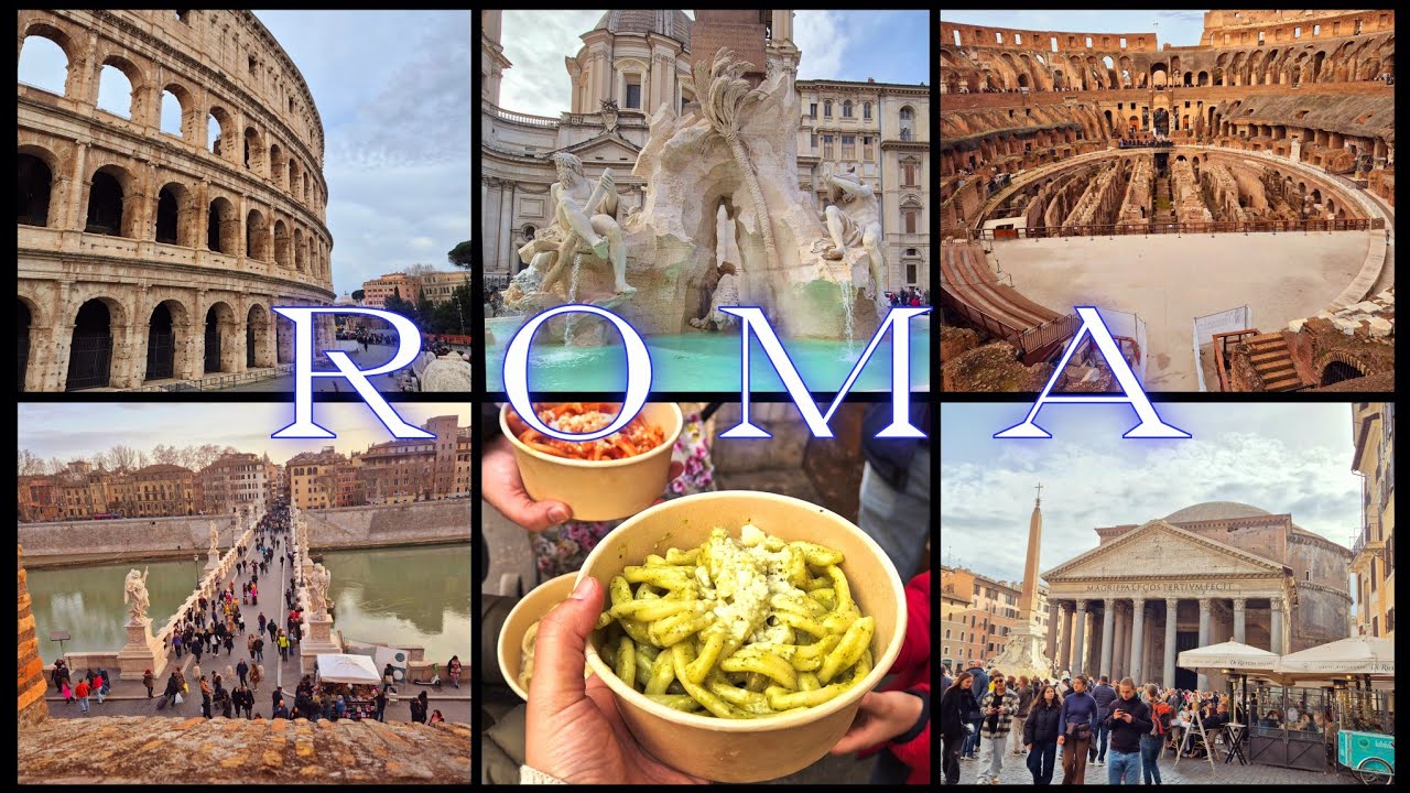 ROMA/ITALYA 2. GÜN | KOLEZYUM | PANTHEON | CASTEL SANT'ANGELO | PASTA | TWO SIZES | GELATO | PIZZA