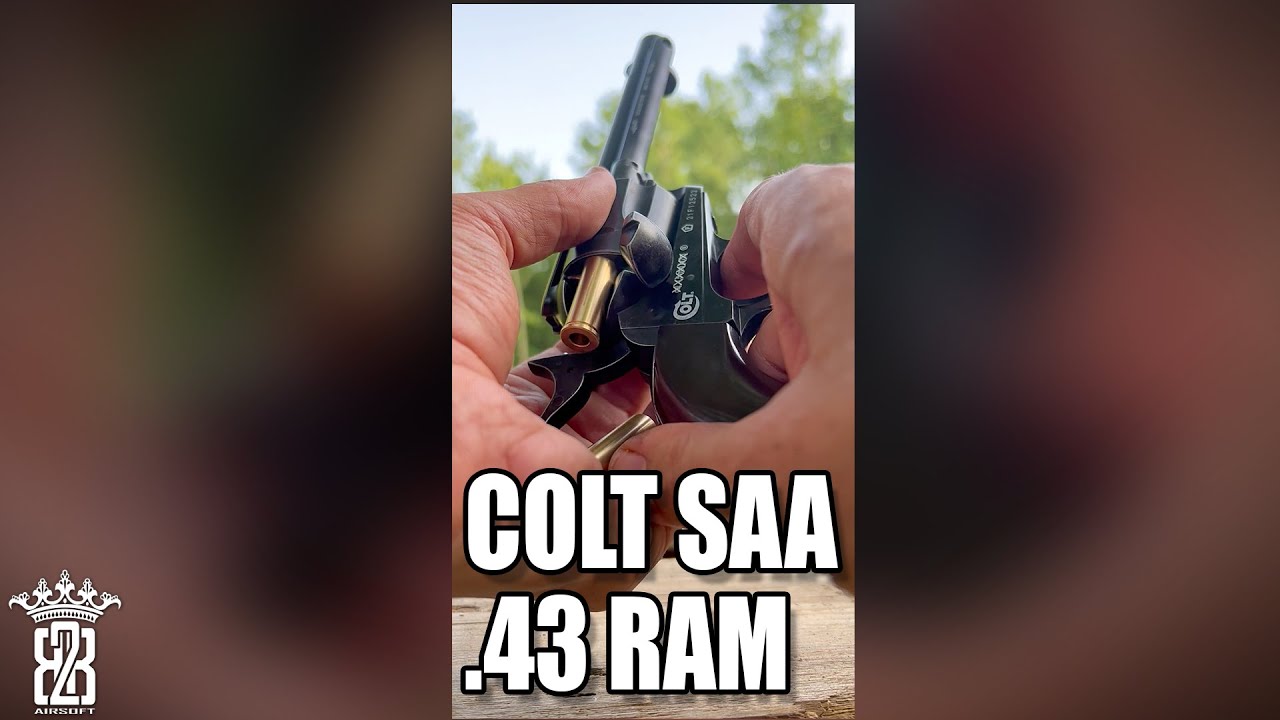 Colt SAA CO2 Cal. 0.43 RAM Revolver - shorts
