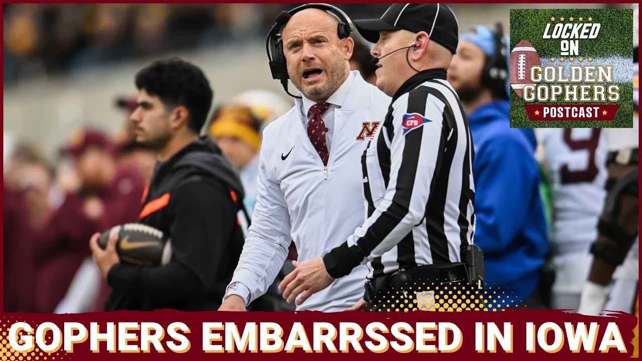 GOPHERS POSTCAST: Drake Lindsey Has No Answers For Iowa Defense As Gophers Get ROUTED!