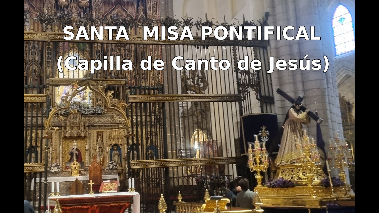 SANTA MISA PONTIFICAL EN LA CATEDRAL DE MURCIA (Capilla de Canto de Jesús)