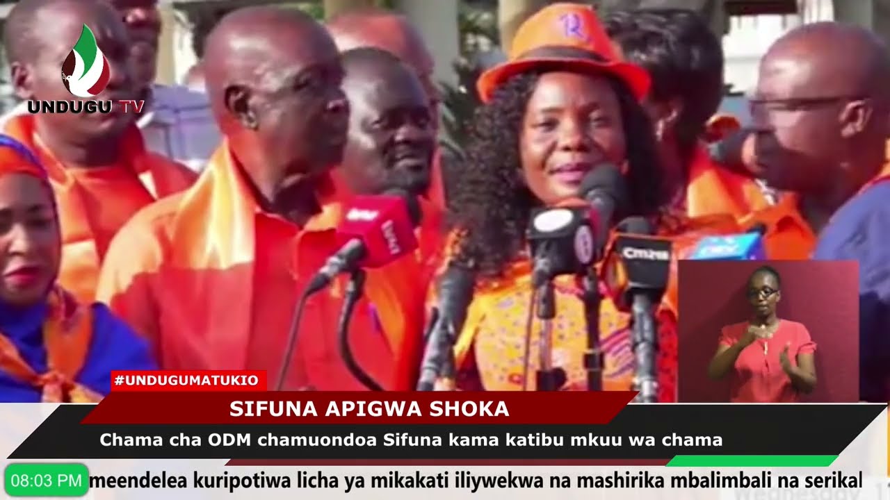 Chama cha ODM chamuondoa Sifuna kama katibu mkuu wa chama