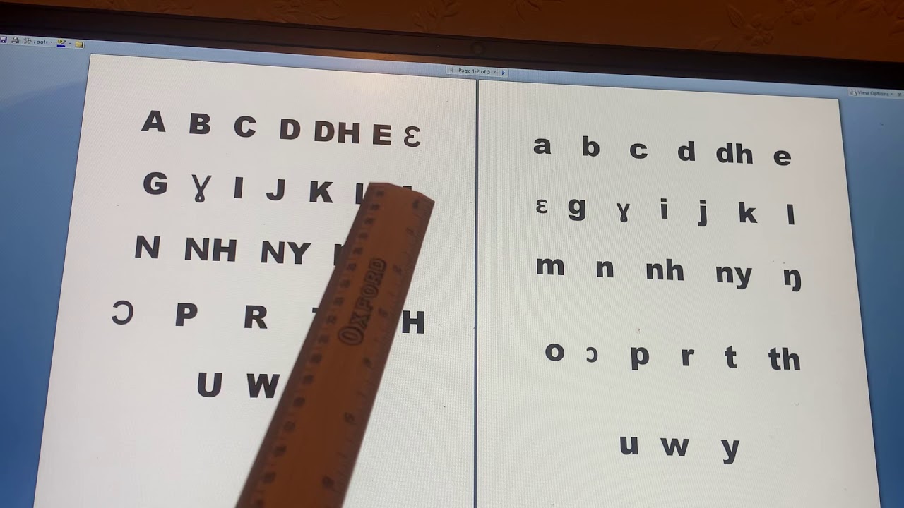 Kït Thuɔŋjiäŋ  (Dinka alphabets)