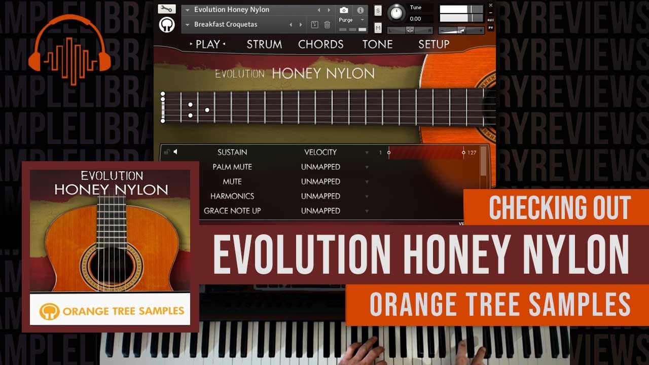 Checking Out Evolution Honey Nylon by Orange Tree Samples