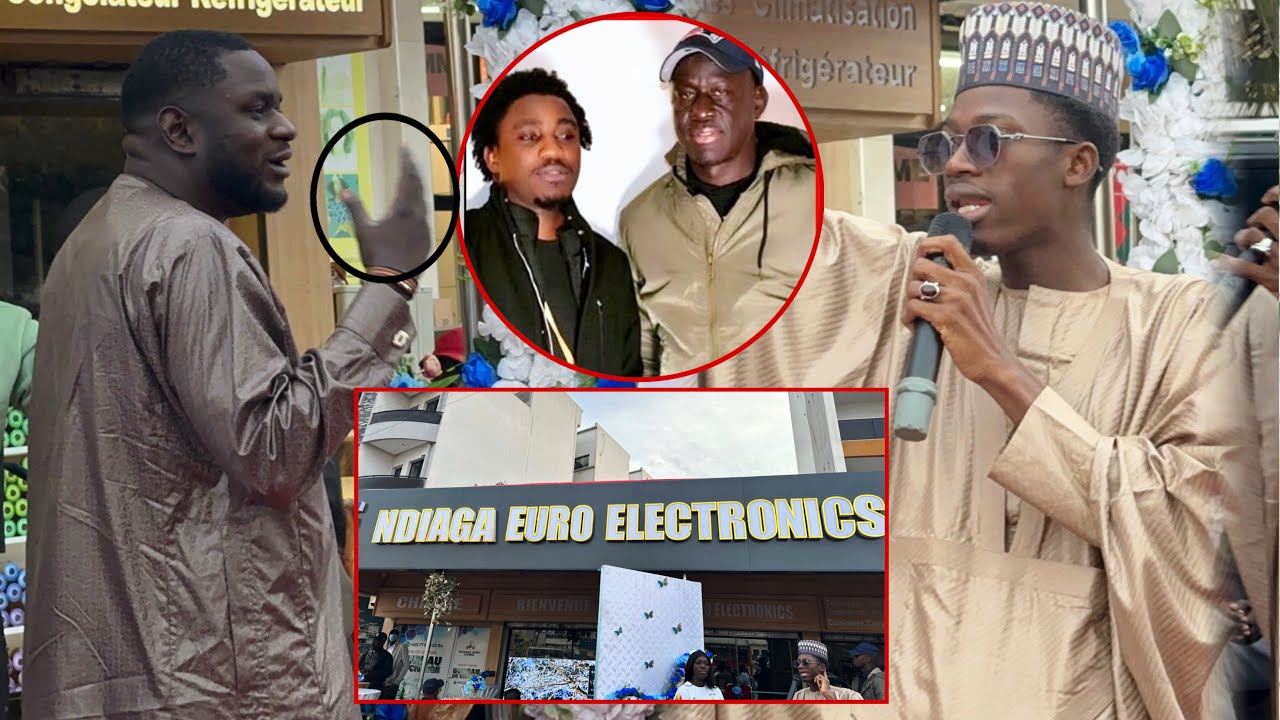 Inauguration Nouvelle Boutique Ndiaga Euro, Ex Manager De Wally Seck, Khoulo Bou Metti Nawlé et Gu…