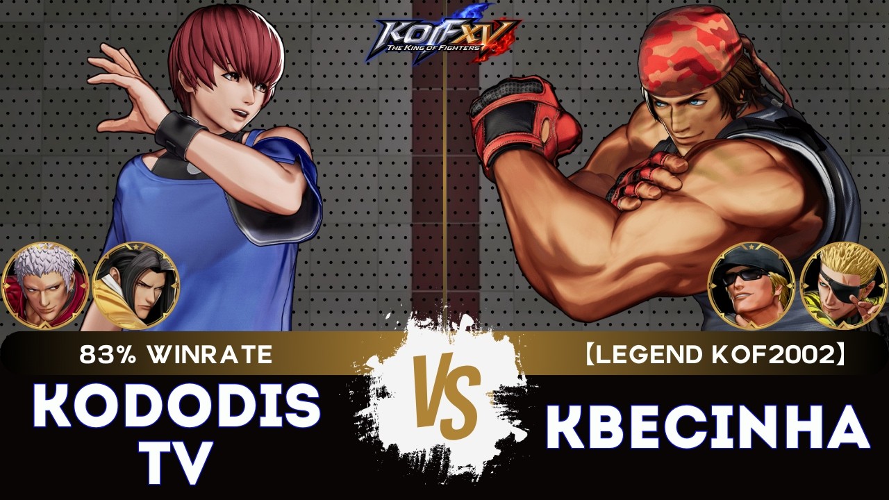 KOF XV ▰  KODODIS TV (Gato/O.Yashiro/Chris) 🆚 KBECINHA (Clark/Ralf/Ramón) 🎞️Replay Match - 2/26