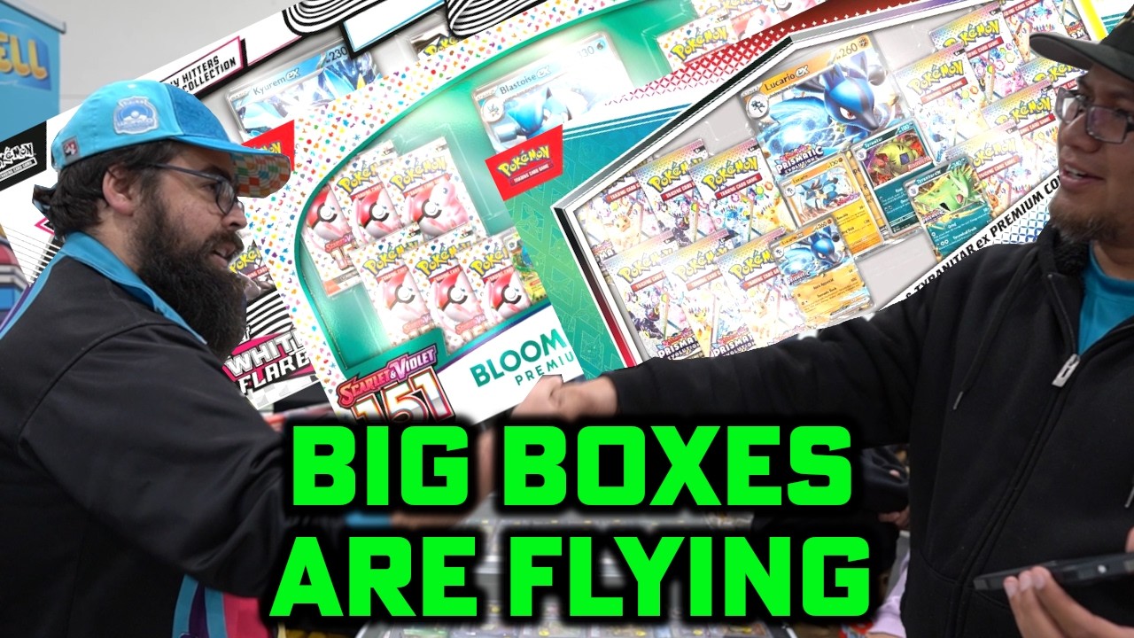 Beginner Pokémon Vendor POV - Selling Every Box I Had!!!