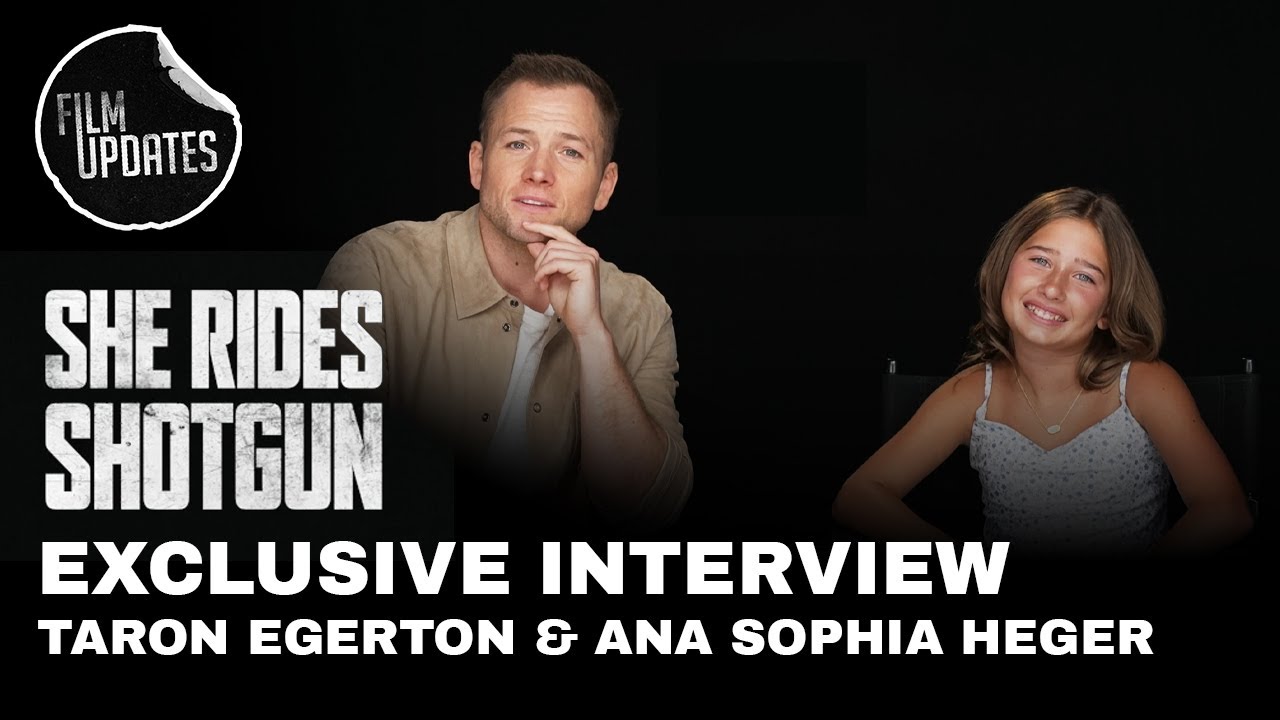 Taron Egerton & Ana Sophia Heger on 'SHE RIDES SHOTGUN' | Film Updates Q&A