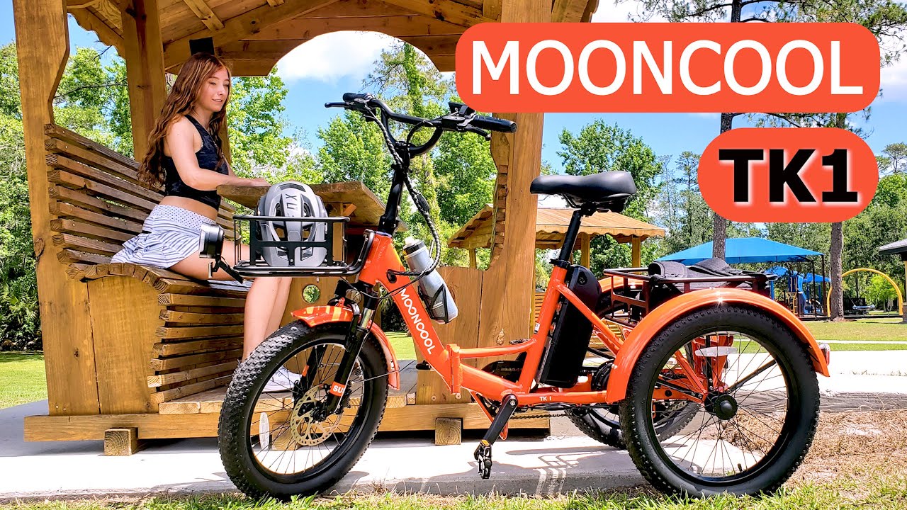 MOONCOOL TK1 Electric FOLDING! Trike Comes Mostly Assembled!