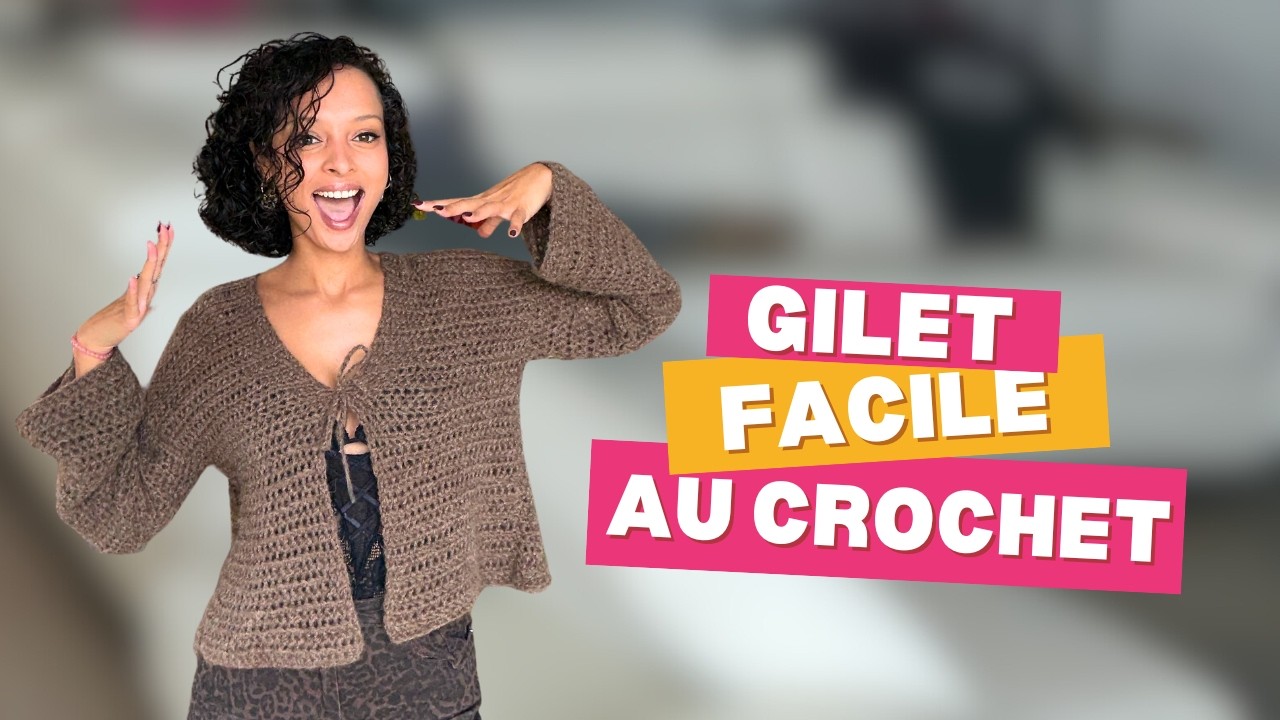 UN GILET avec 5 RECTANGLES ! Tuto facile