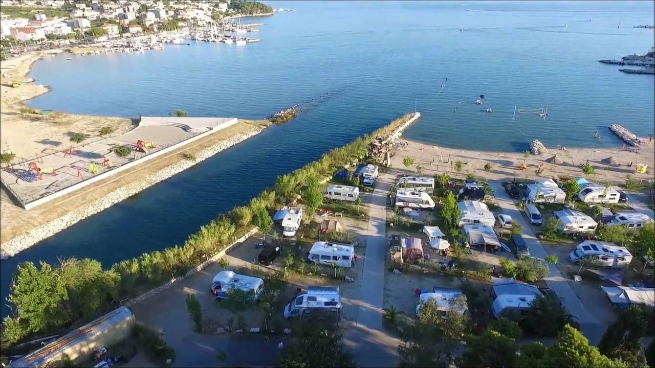 Dronem w Chorwacji - Split Camping Stobreč 2016 #1