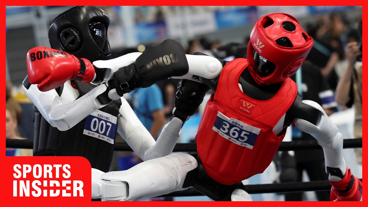 Humanoid Robots Compete In Boxing And Obstacle Race At Beijing Games | Sports Insider | AI1C