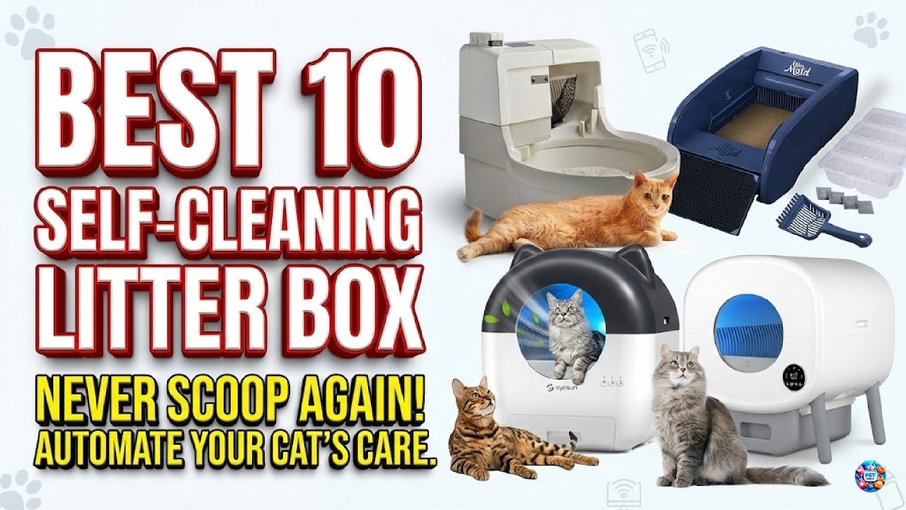 Top 10 Best Self Cleaning Litter Boxes 2026! (Don’t Buy Before Watching)