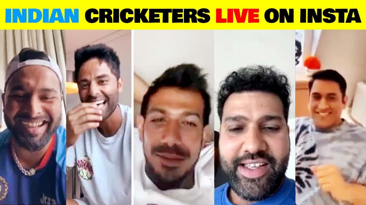 Indian Cricket Team LIVE 🔴 Masti On Instagram With Captain Rohit Sharma And Ms Dhoni