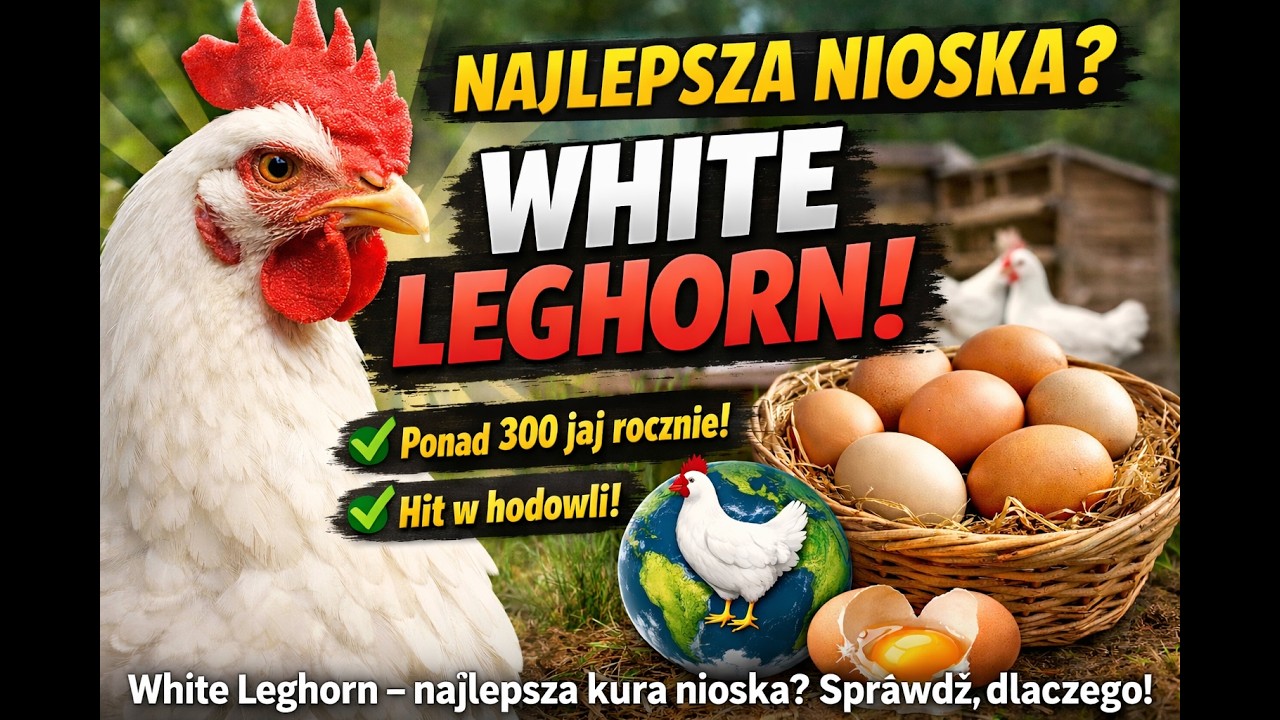 Ta kura nioska znosi najwięcej jaj.  Prawda o Leghorn.