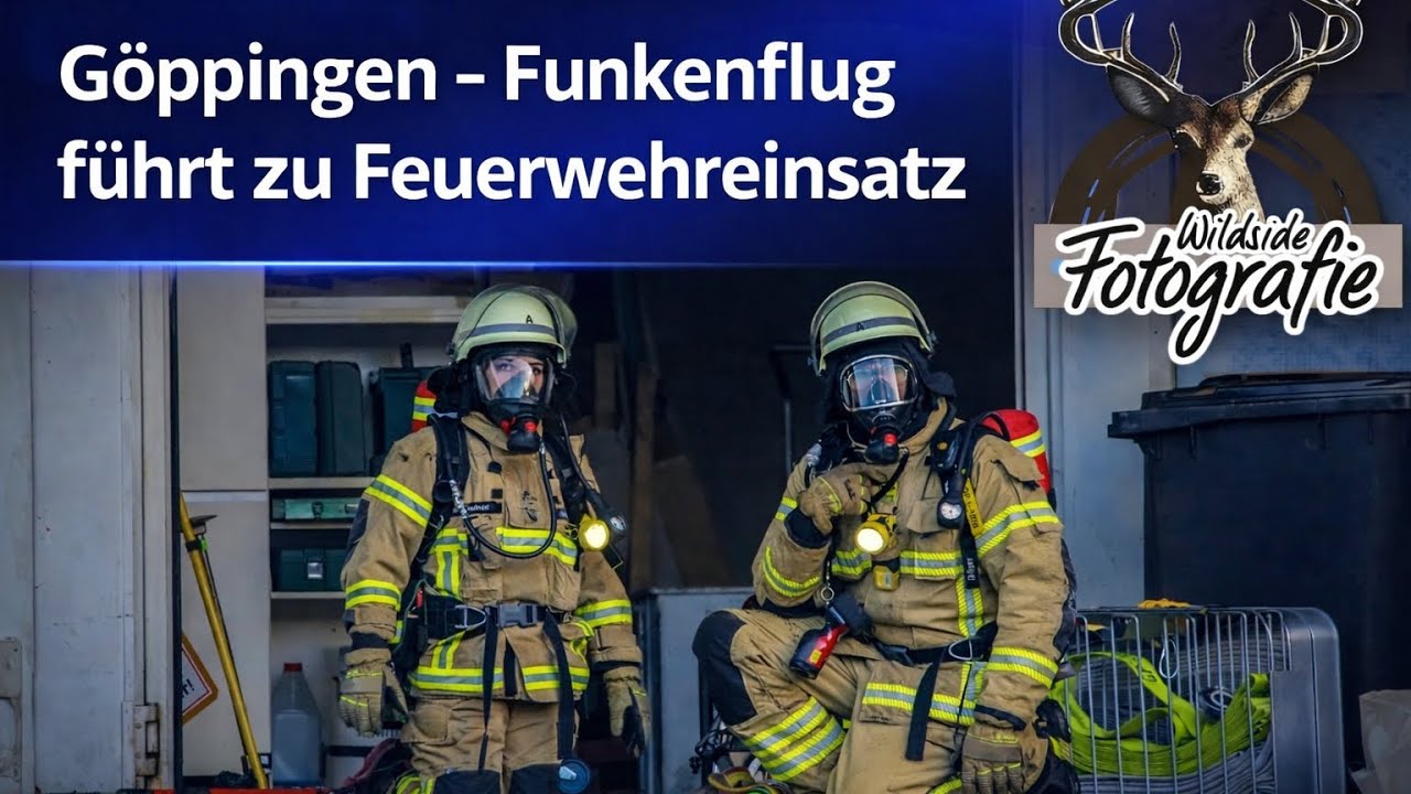 Göppingen - Funkenflug führt zu Feuerwehreinsatz