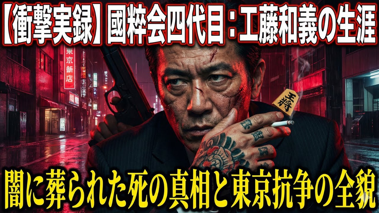 【実録ヤクザ】國粹会四代目・工藤和義の波乱万丈な生涯～東京抗争と謎の自決～