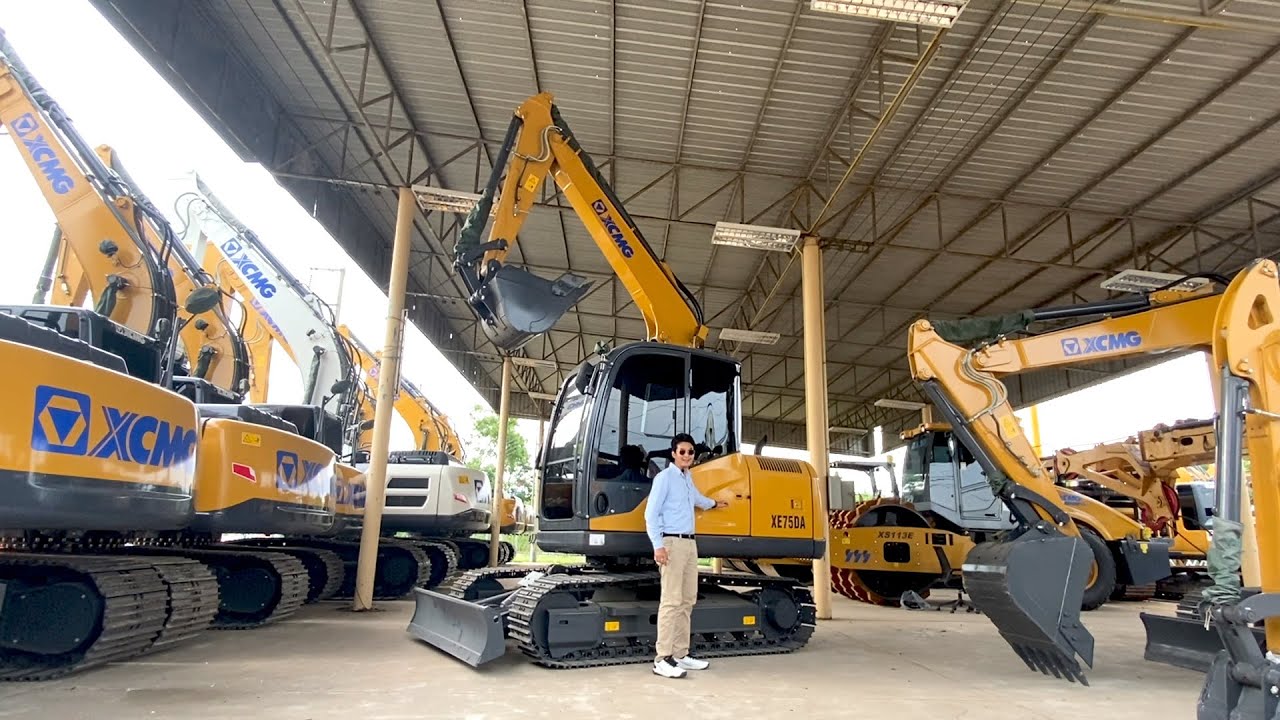 รถขุด 7.5ตัน XCMG : XE75DA ไซส์กลาง คล่องตัว อุปกรณ์ครบ พร้อมลุย!😊