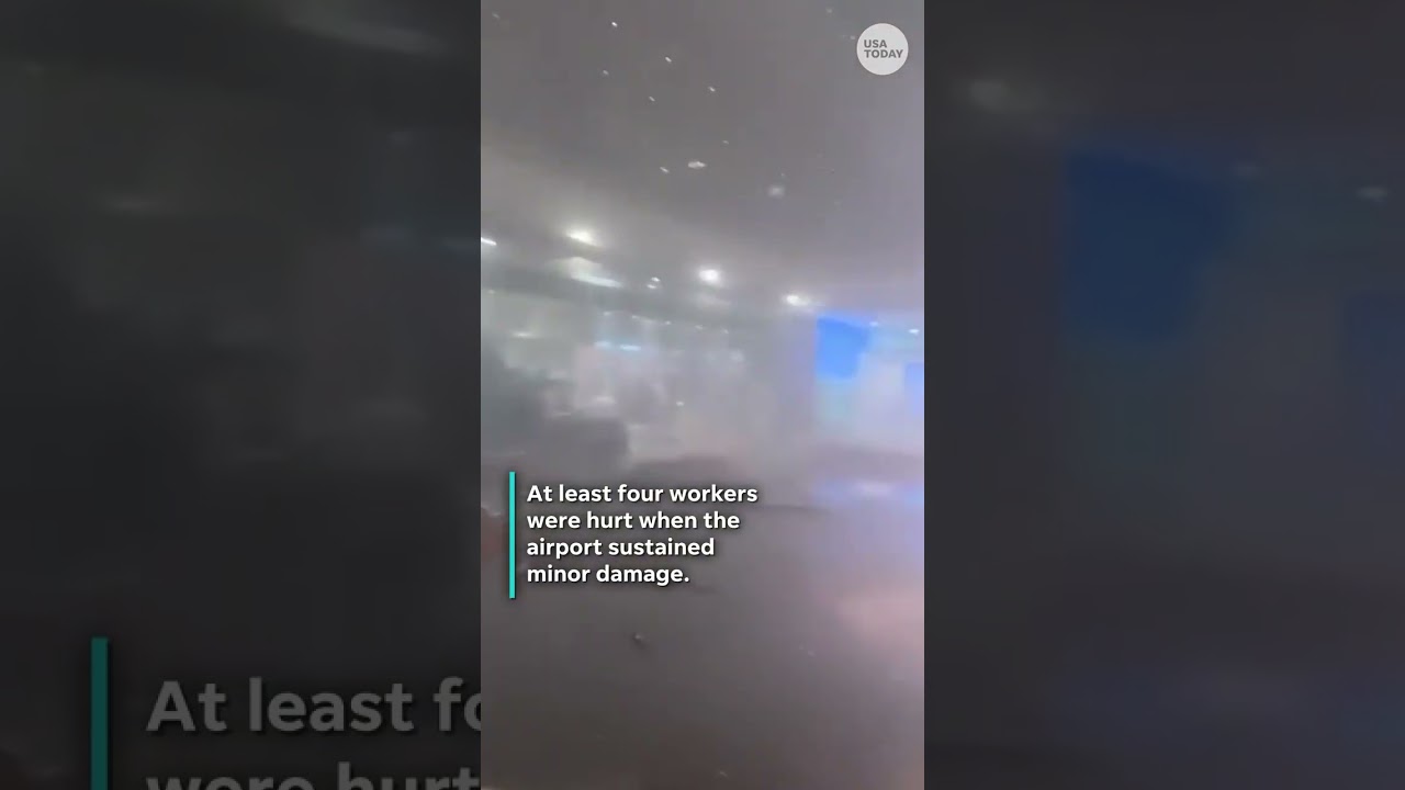 Travelers stranded at Dubai airport after Iranian strike. Watch the video.