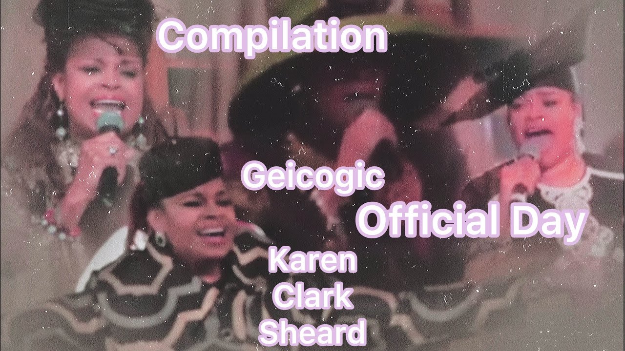 Karen Clark Sheard: Geicogic Official Day Compilation/// which is your favorite 1,2,3 or 4?