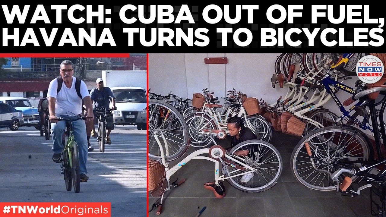 CUBA FUEL CRISIS: Havana Transport Crisis Deepens As Bicycles Replace Cars | US-Iran War