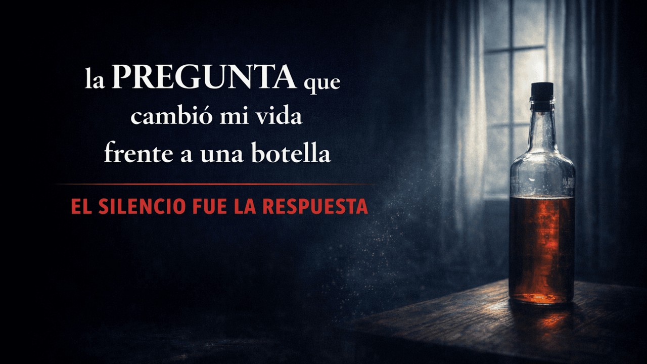 la PREGUNTA que cambió mi vida frente a una botella