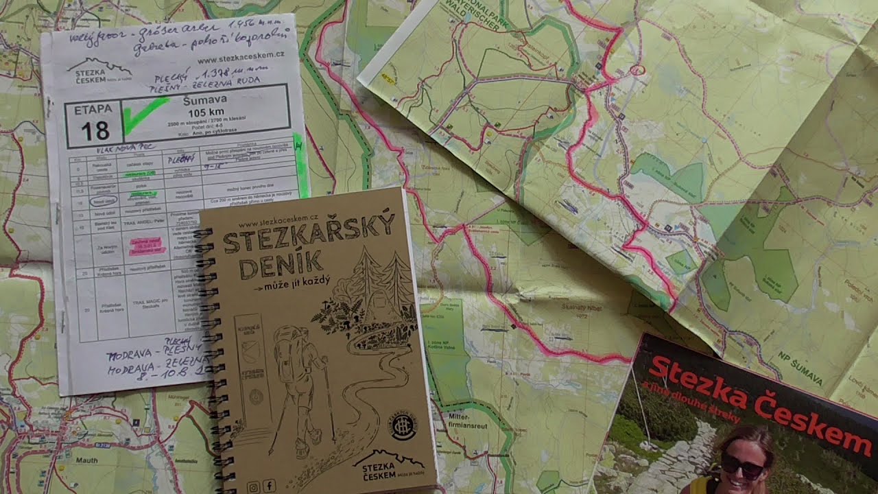 246. ŠUMAVOU ze STRÁŽNÝHO přes zaniklé obce na BUČINU, 18. etapa STEZKA ČESKEM