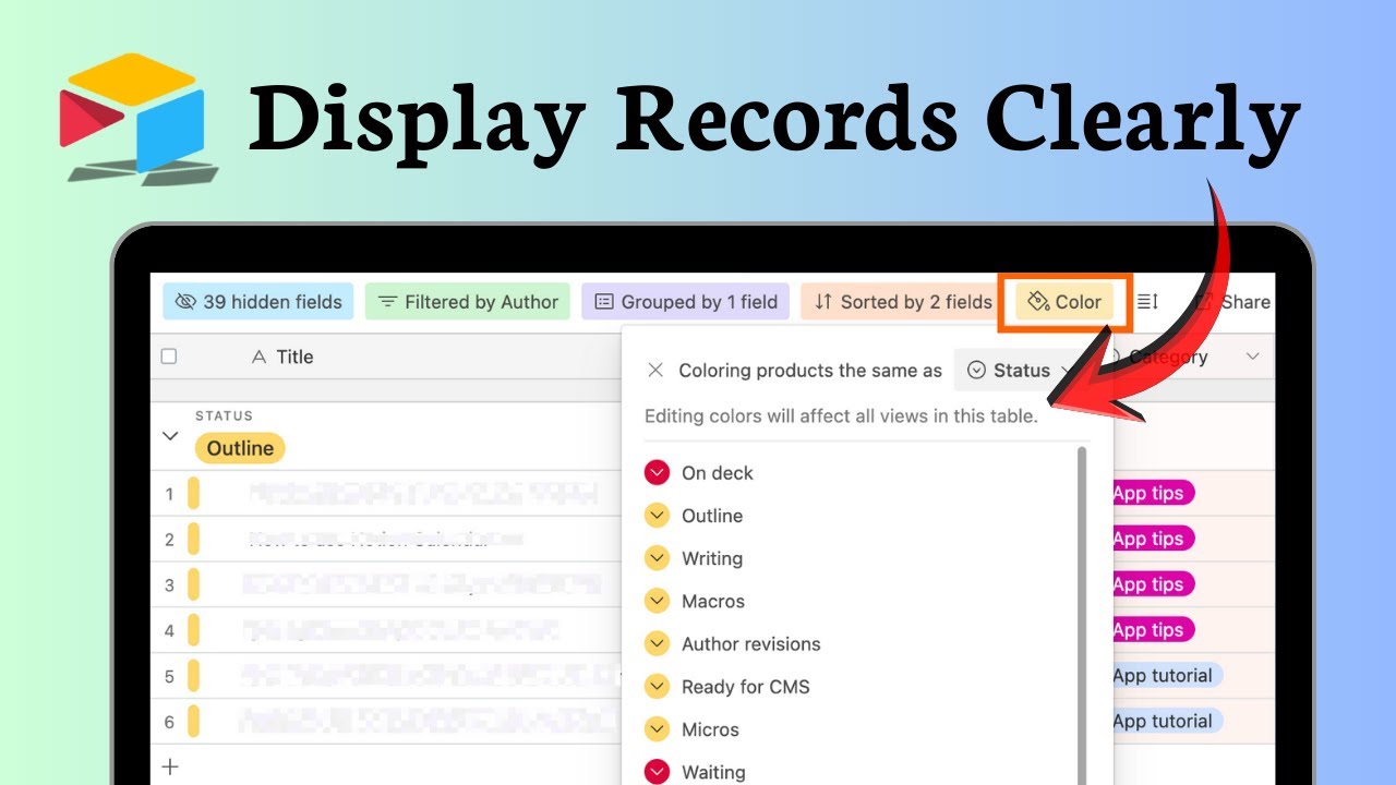 How to create a new view in Airtable (Workflow Visualized)