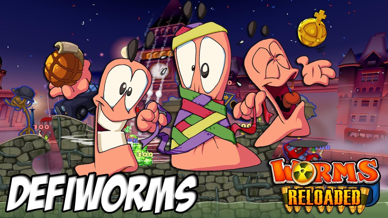 Le DéfiWorms : Squeezie / Micka / Fufu: Equipe de dingue et Défi ultime