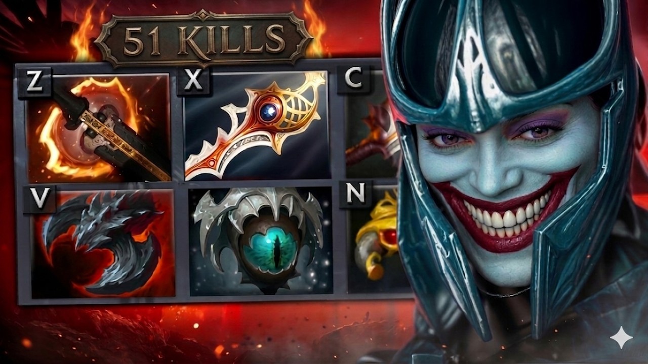 Insane Comeback Phantom Assassin🔥🔥🔥One Shot Meta 51 Kills | Dota 2 Gameplay