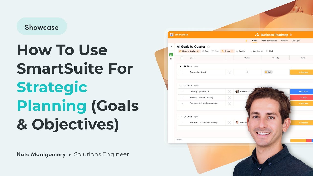 How to use SmartSuite for Strategic Planning (Goals & Objectives)