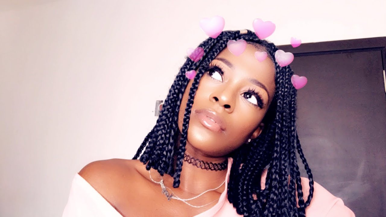 HOW TO CUT YOUR BOX BRAIDS INTO SHORT BOB