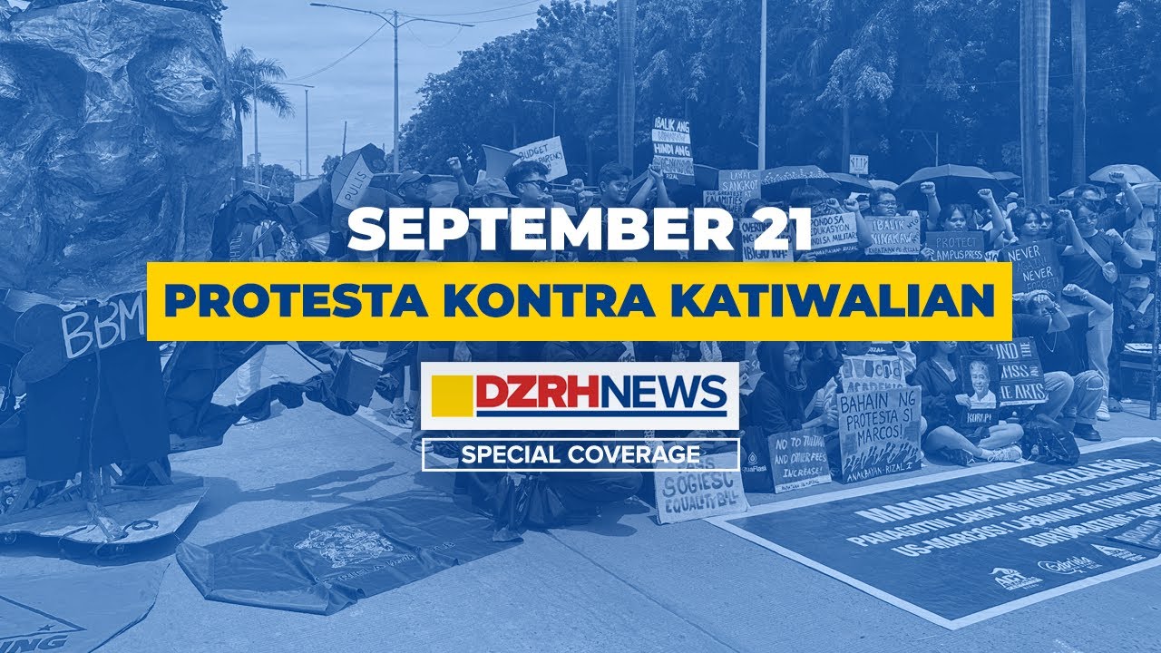 LIVE: Protesta kontra Katiwalian - DZRH Special Coverage on the Luneta-EDSA Sept 21 protests