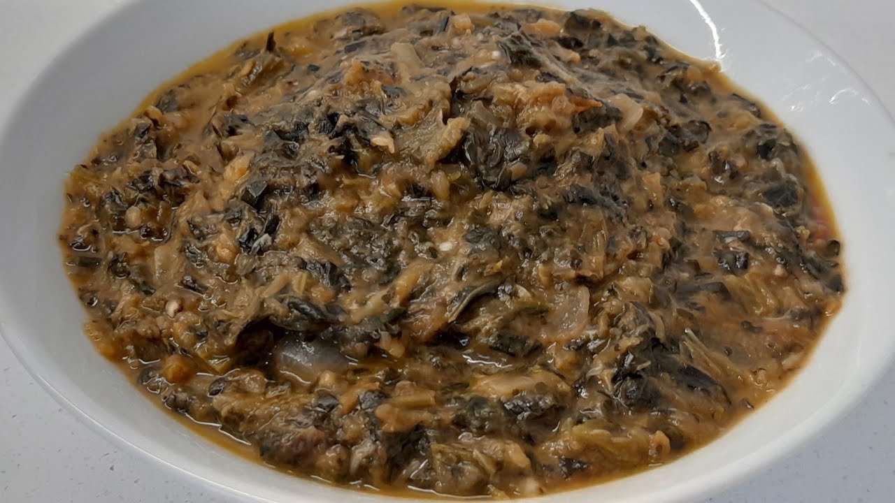 Easy Gotal Bhaji/Mashed Spinach, Eggplant & Tomato (Fiji South Indian Style)