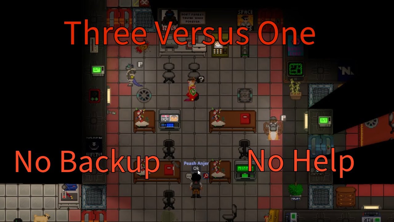 I am the ONLY Security On This Station. Can I Protect It? | Overpowered Security Part 1 | SS14