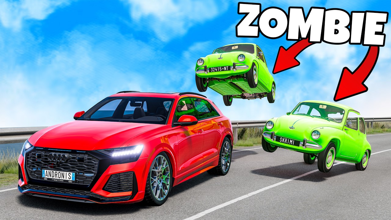 ❄️ ATAK AUT ZOMBIE NA P&Oacute;ŁWYSPIE!? *koszmar* | BeamNG Drive |