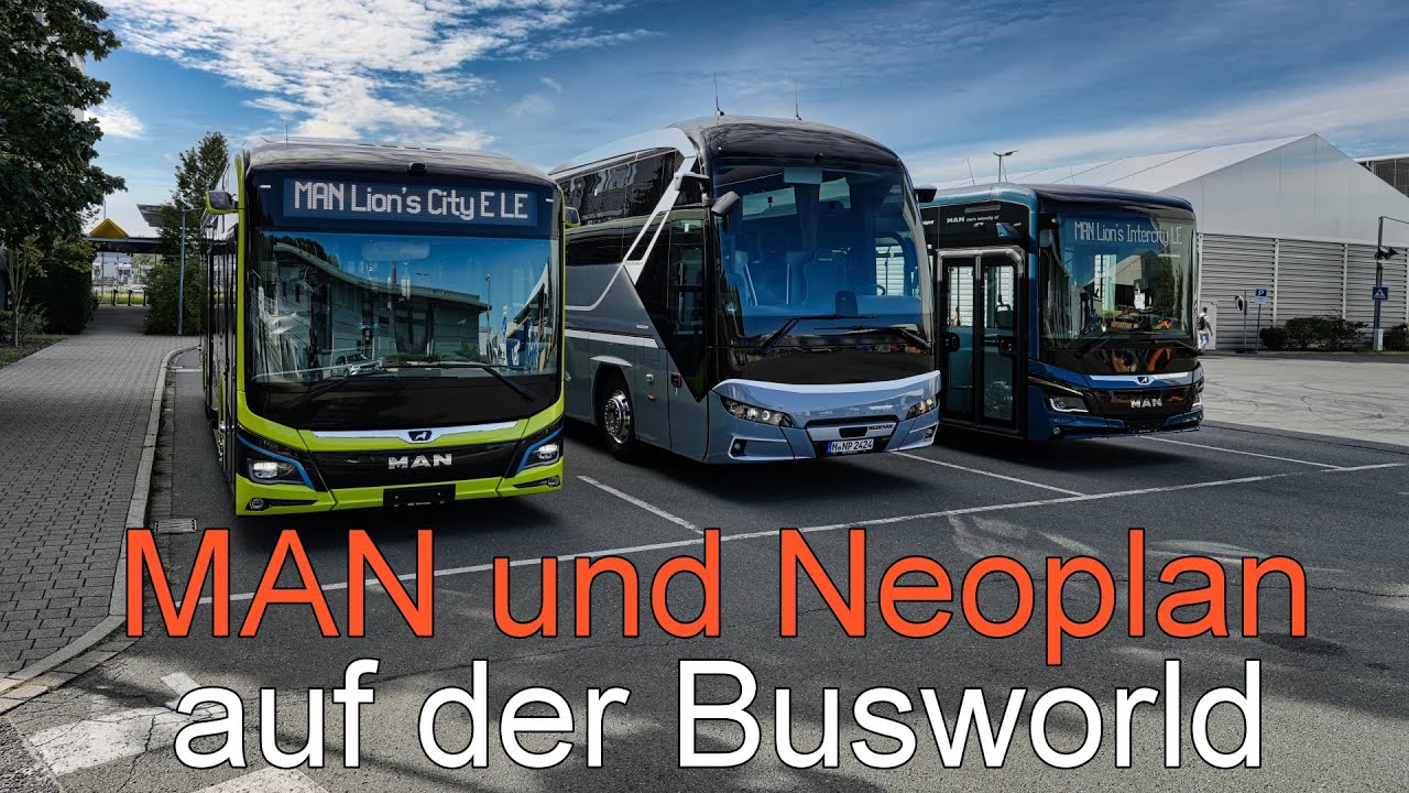 MAN und Neoplan auf der Busworld 2023