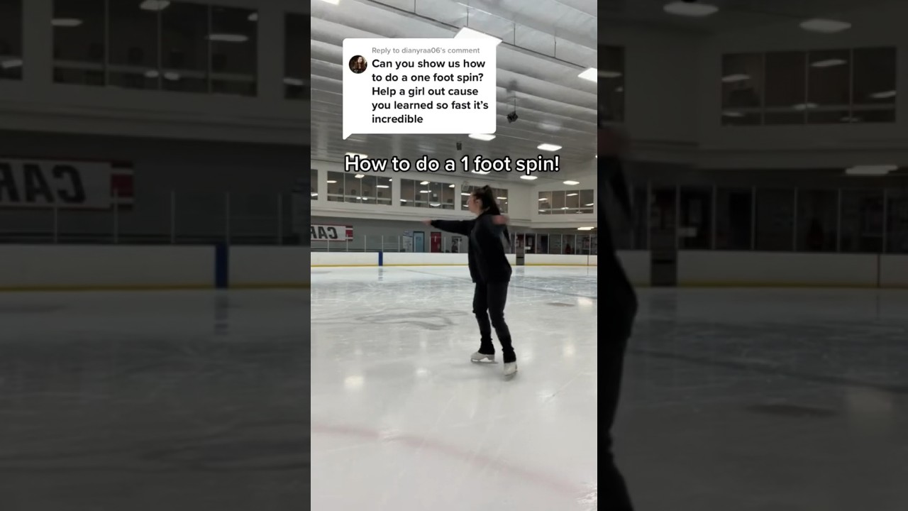 one foot spin tutorial!⛸️ 