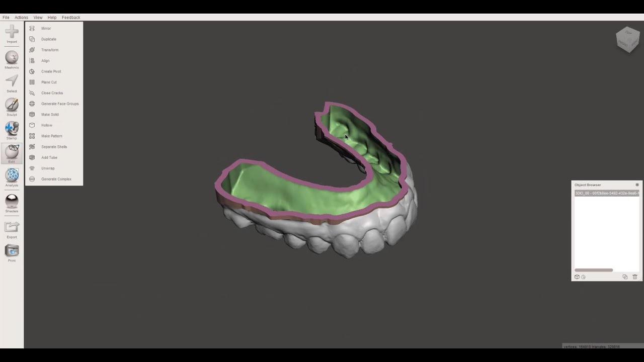 Hollow Model design Meshmixer
