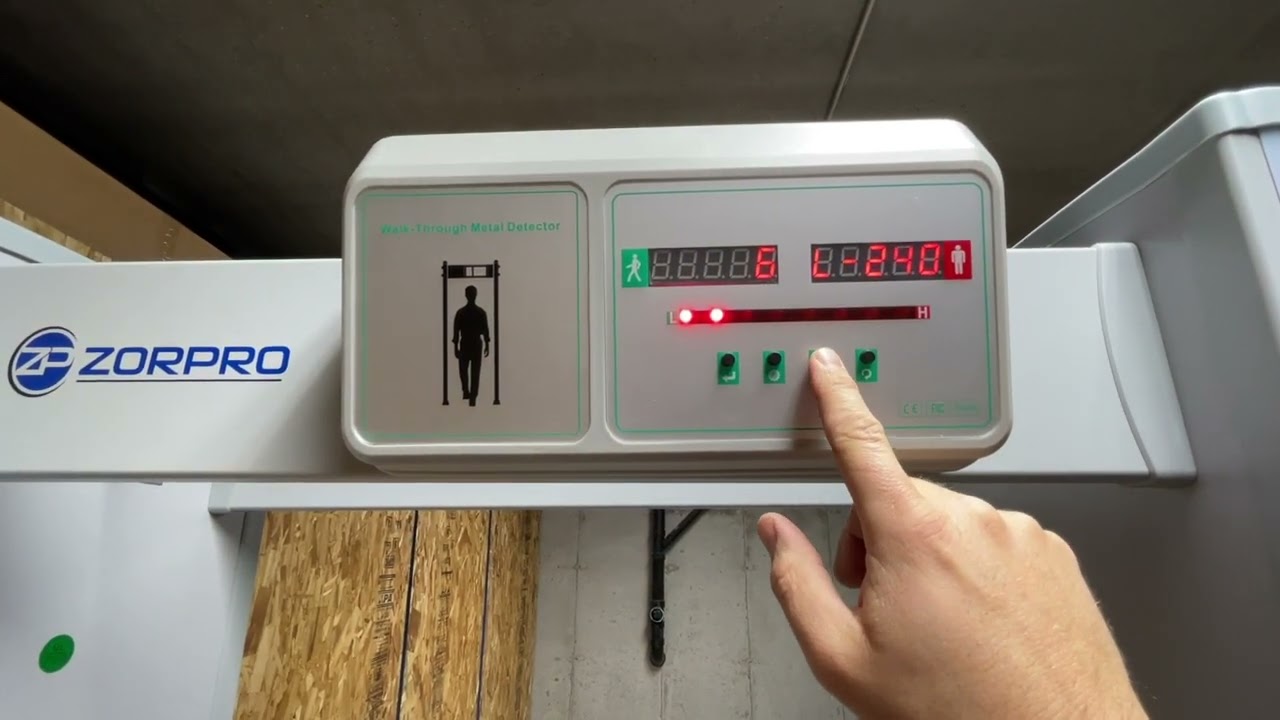 Zorpro 6 & 18 Zone Metal Detector Setup
