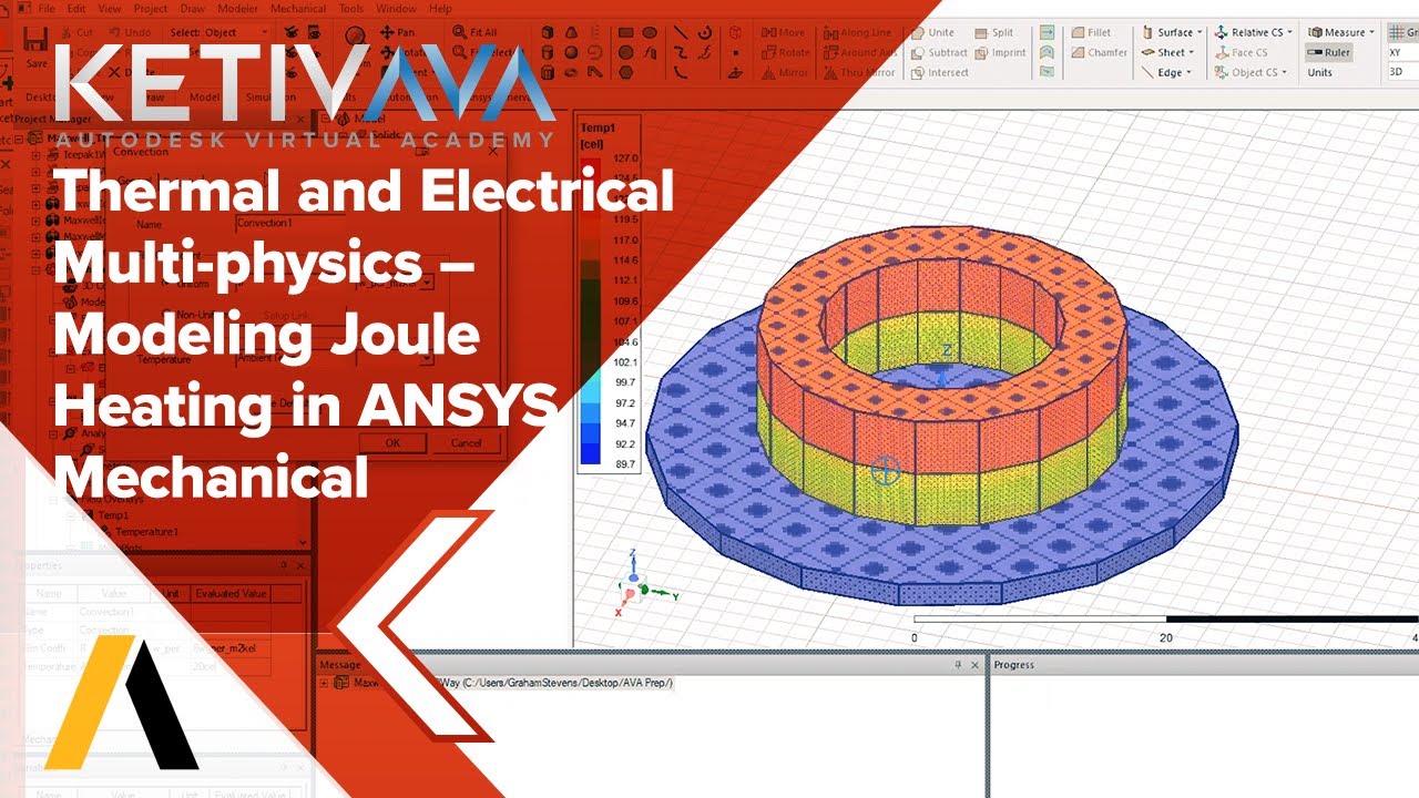 Thermal and Electrical Multi-Physics – Modeling Joule Heating in Ansys | Ansys Virtual Academy